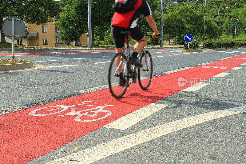 捷克布尔诺的自行车道