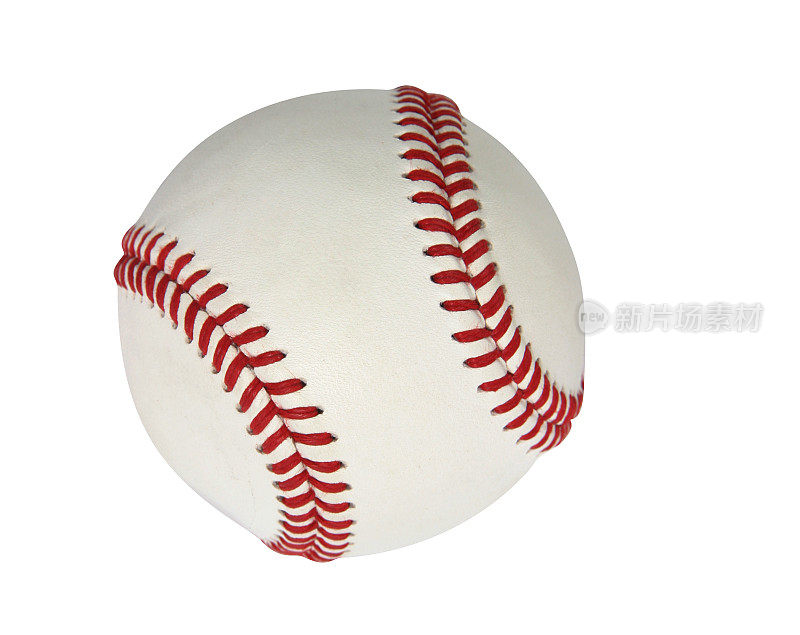 棒球和垒球系列(白色，带有剪切路径)