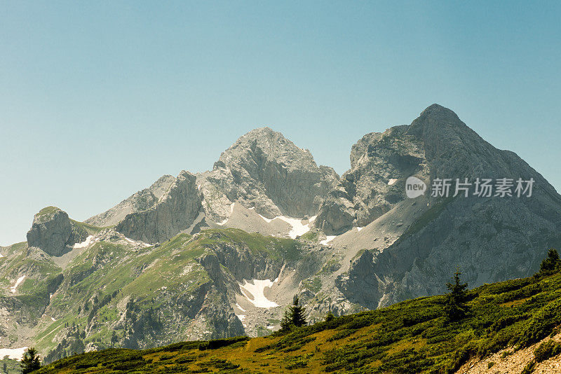 黑山的科莫维山脉