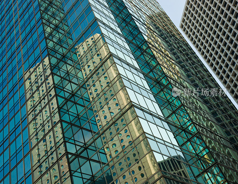 香港金融区的摩天大楼