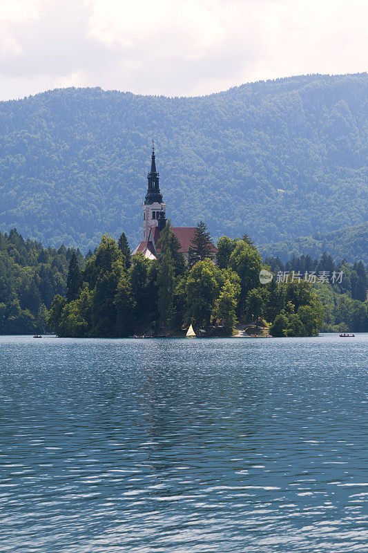 斯洛文尼亚布莱德湖的圣马丁教堂