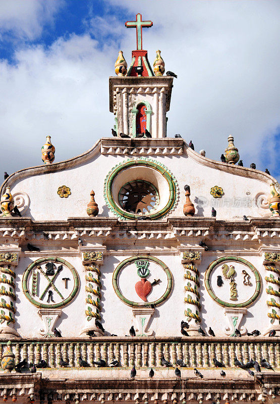 特古西加尔巴，洪都拉斯:多洛雷斯教堂细节