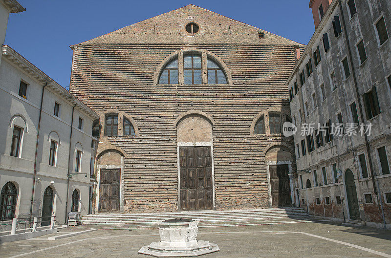 意大利威尼斯历史上的马可波罗教堂