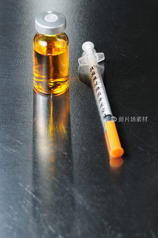 药瓶和注射器