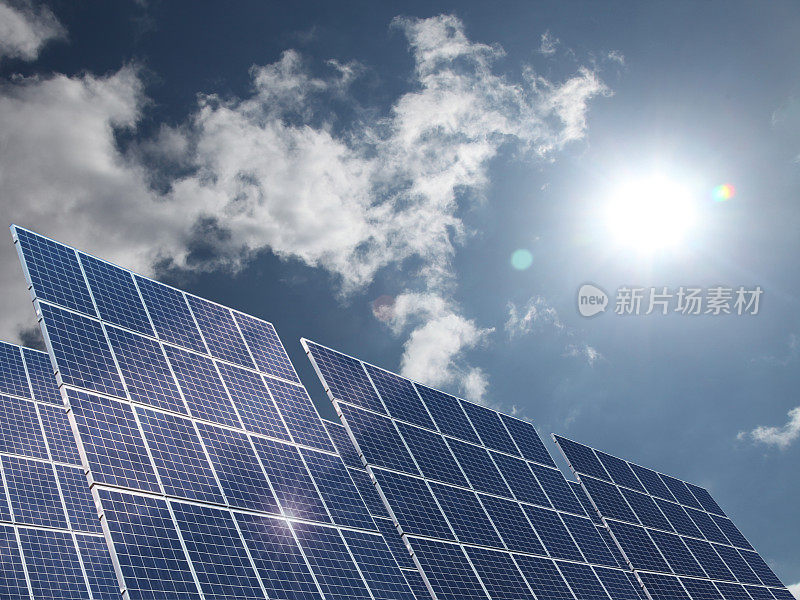 太阳能电池板绿色能源