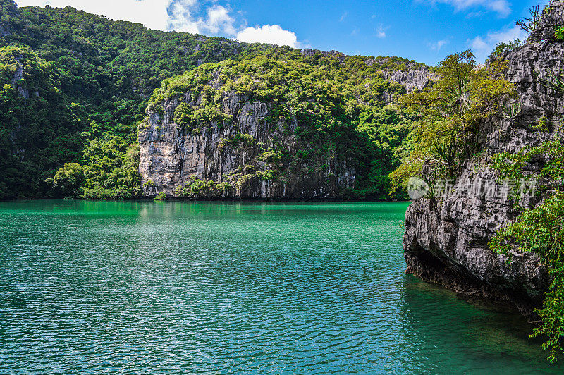 泰国美丽的海岸线和岛屿