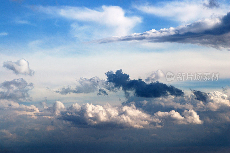 戏剧性的Cloudscape