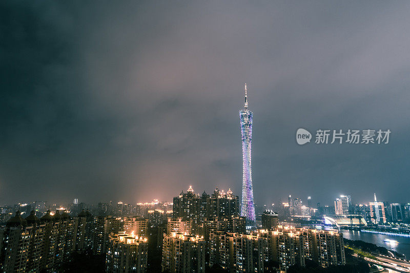 广州塔夜景