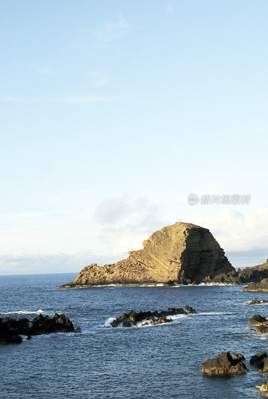 海景：大西洋海岸马德拉（莫尼兹港）