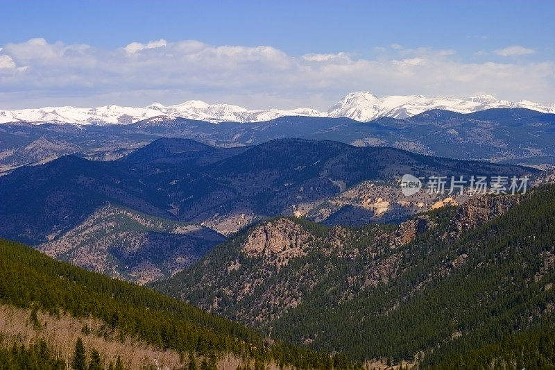 埃文斯山和大陆分水岭