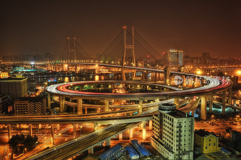 上海天际线南浦大桥