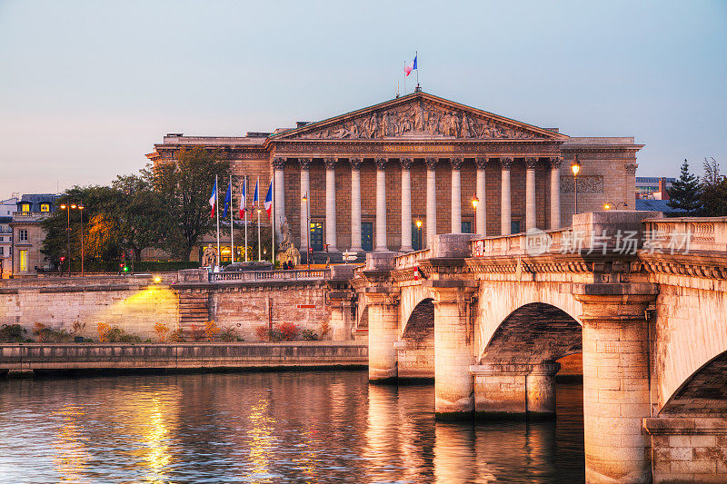 法国巴黎的国民议会