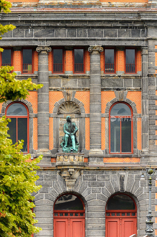 卑尔根的建筑，挪威第二大城市和受欢迎的旅游目的地。