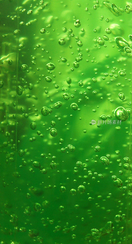 绿色黏液泡沫背景-芦荟凝胶