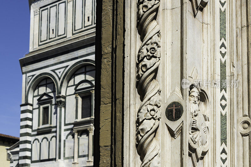 佛罗伦萨，圣玛丽亚德尔菲奥雷圆顶建筑细部