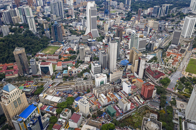 吉隆坡鸟瞰图