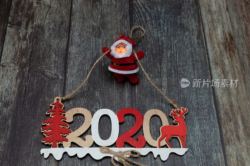 祝圣诞老人2020年新年快乐