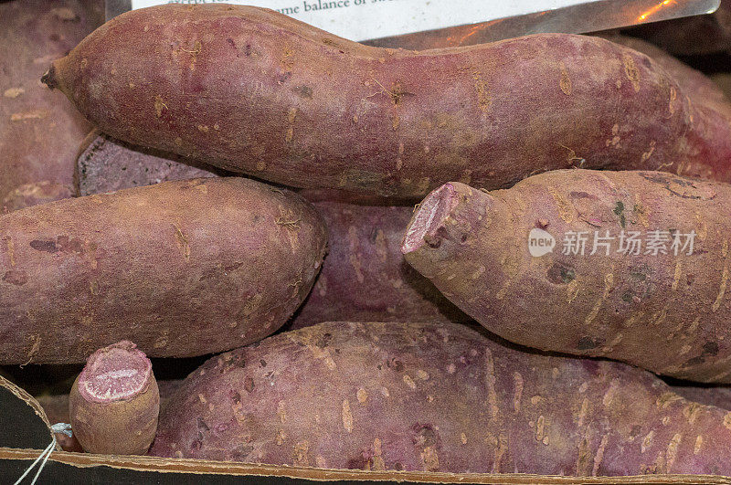 伦敦博罗市场的红薯