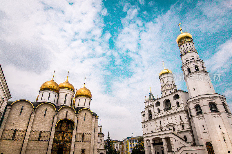 俄罗斯莫斯科的圣母升天大教堂