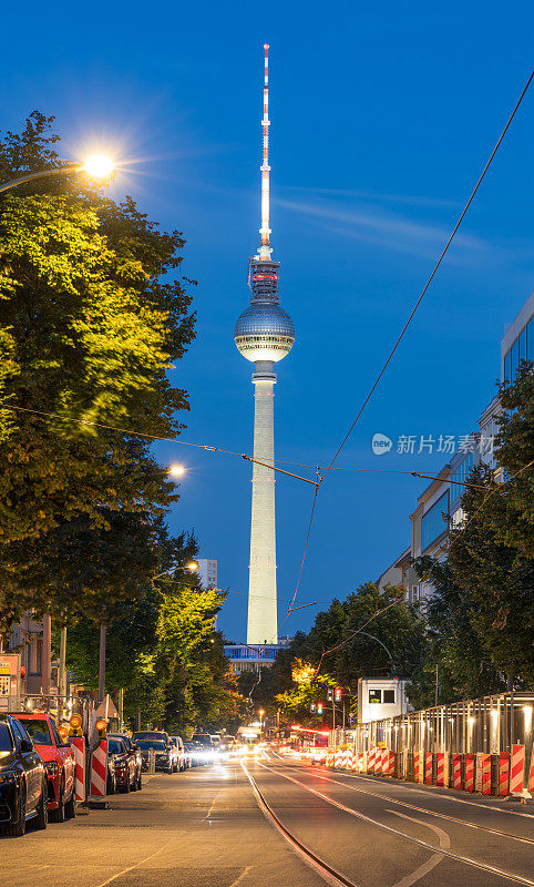 柏林电视塔街景