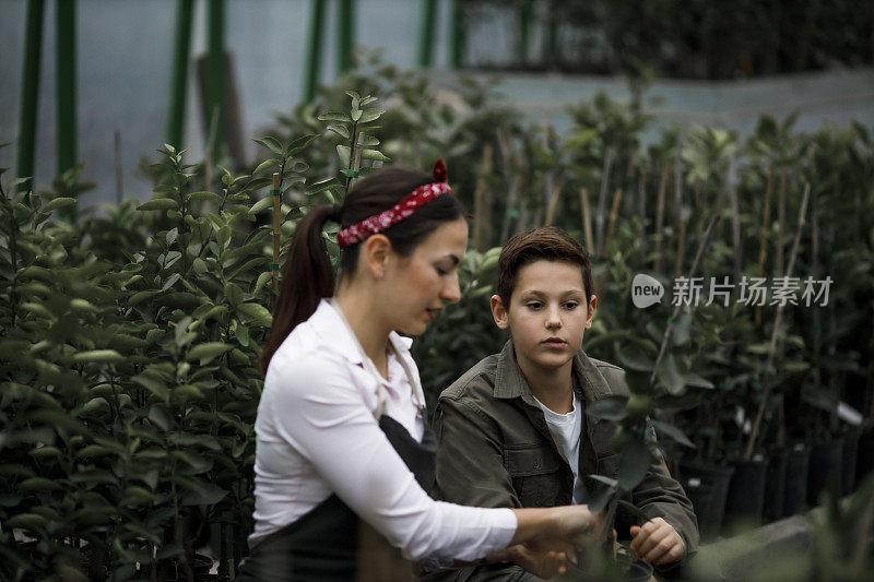 微笑着学习生物学的少年