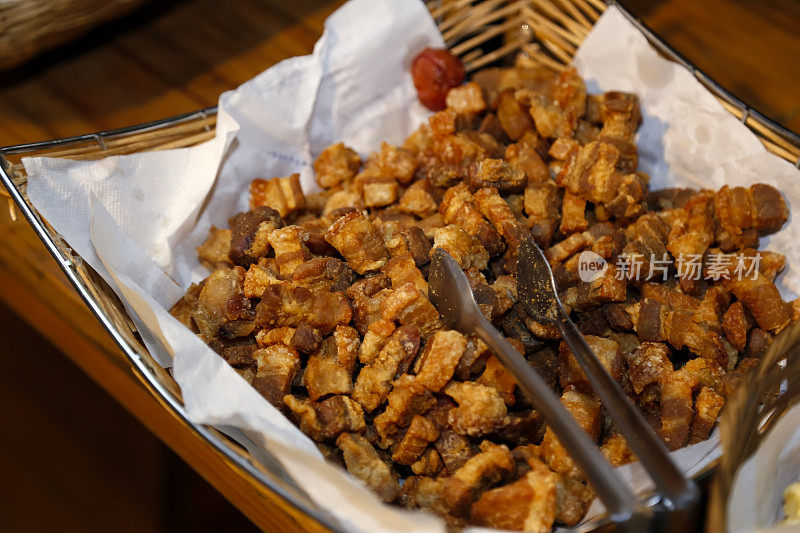 一部分猪皮——巴西的传统小吃