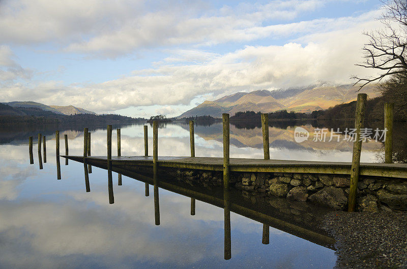 Derwentwater码头。