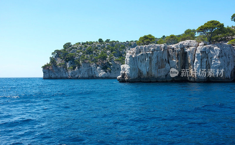 靠近卡西斯的地中海小溪(Calanques)