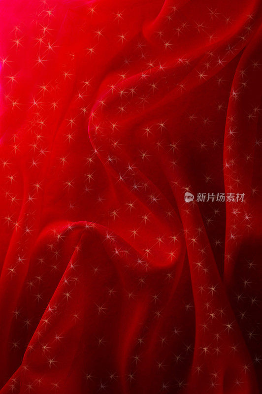 红星闪烁抽象织物背景