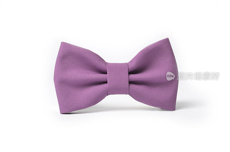 紫色的领结