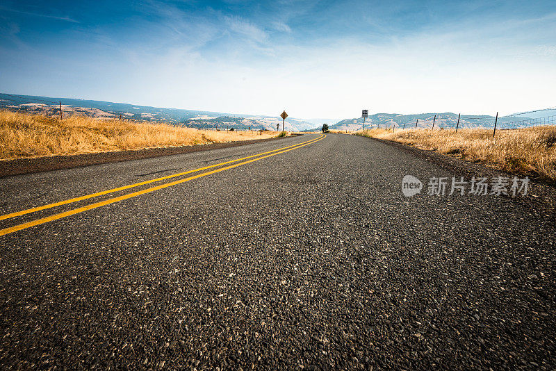 在俄勒冈州的路上