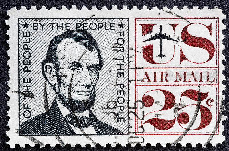 林肯航空邮票