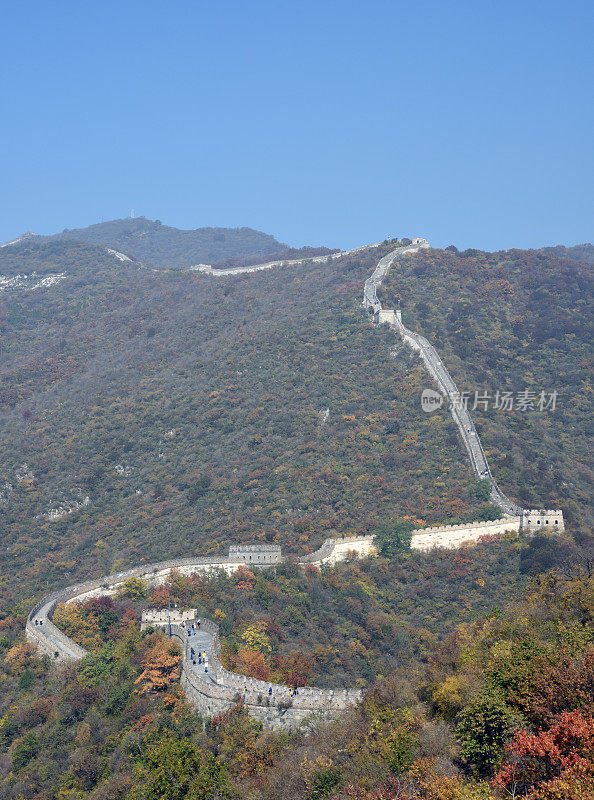 中国长城在慕田峪