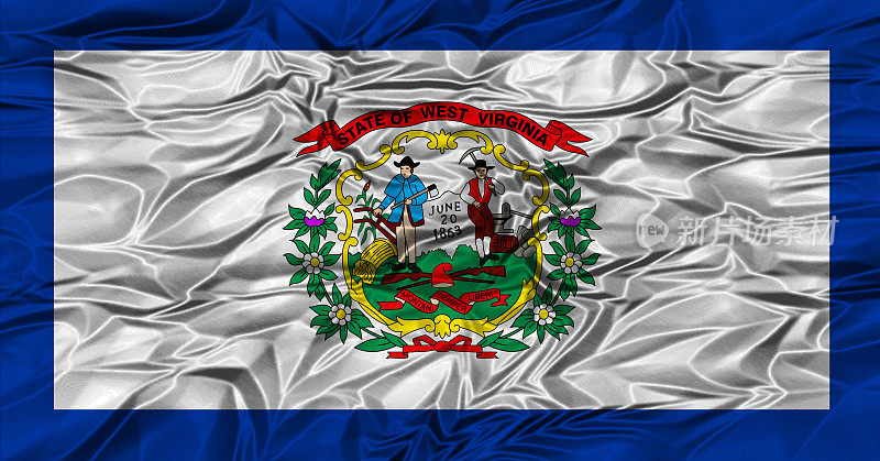 美国西弗吉尼亚州的国旗