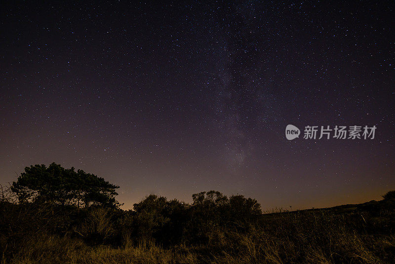 繁星闪烁的夜晚,