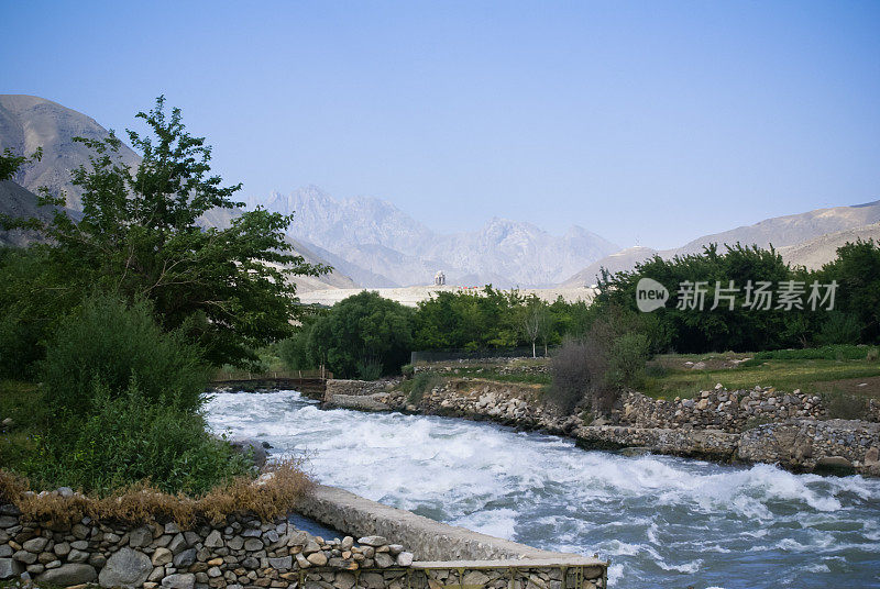 阿富汗潘杰希尔山谷的马苏德墓