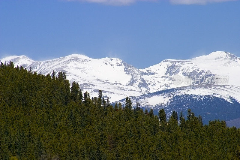 埃文斯山和大陆分水岭