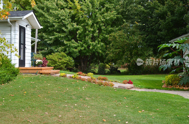 四季-秋天的花园色彩