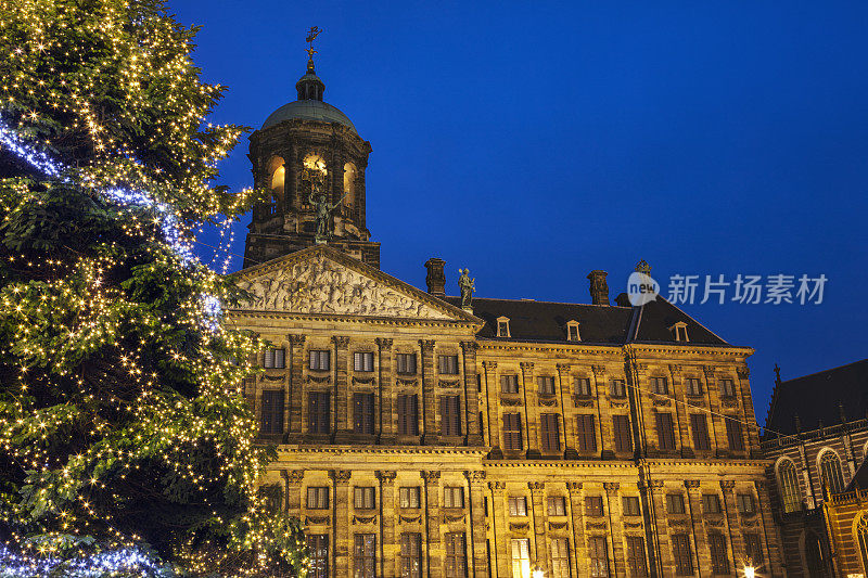 荷兰阿姆斯特丹的皇宫