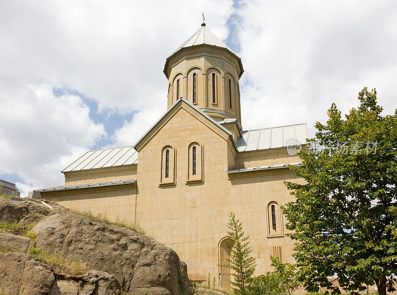 第比利斯纳里卡拉要塞的圣尼古拉斯教堂。格鲁吉亚共和国