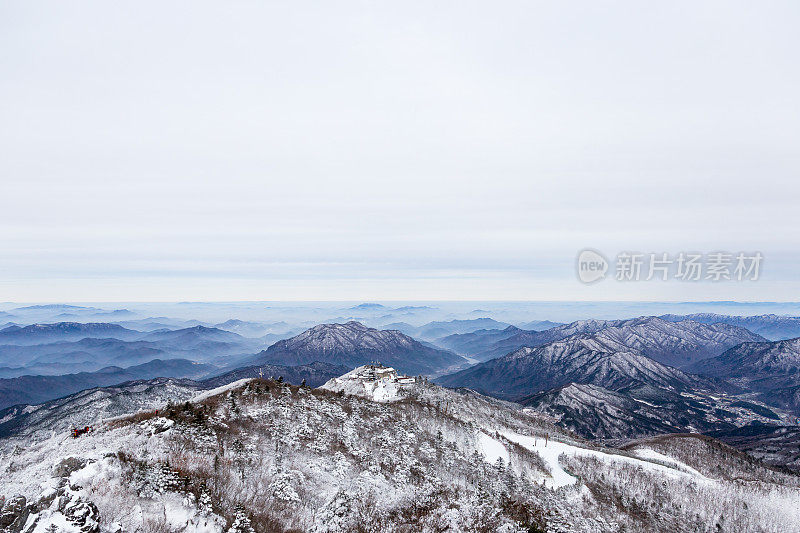 从德岳山国家公园观看风景Vd737