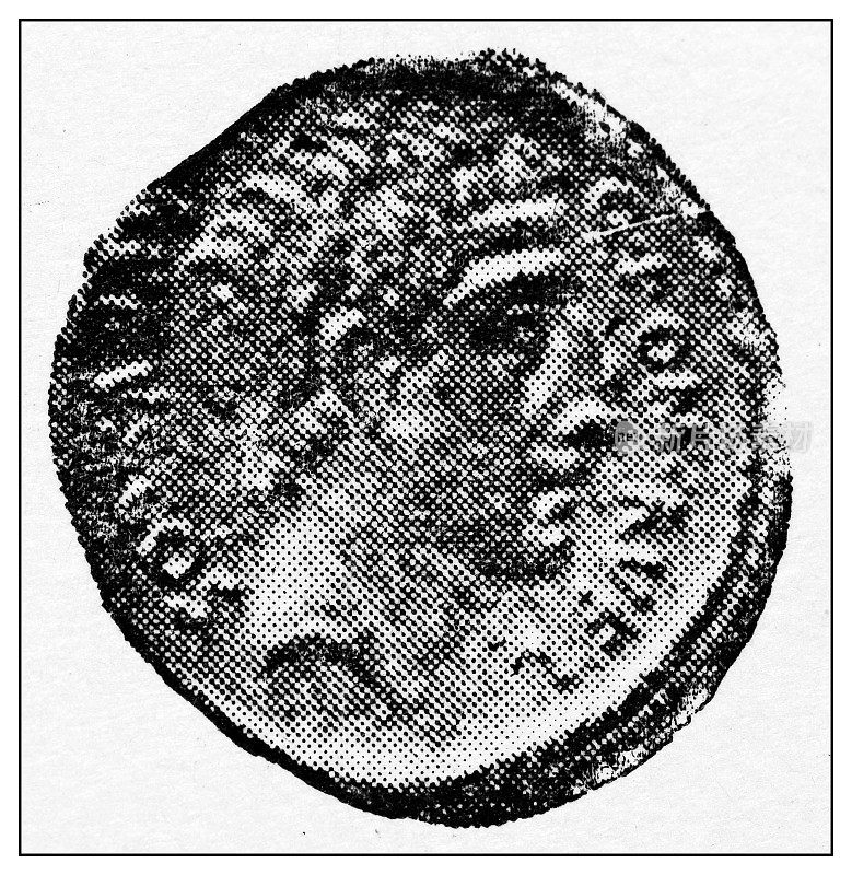 经典肖像图集-罗马:硬币的昆图斯庞培鲁弗斯