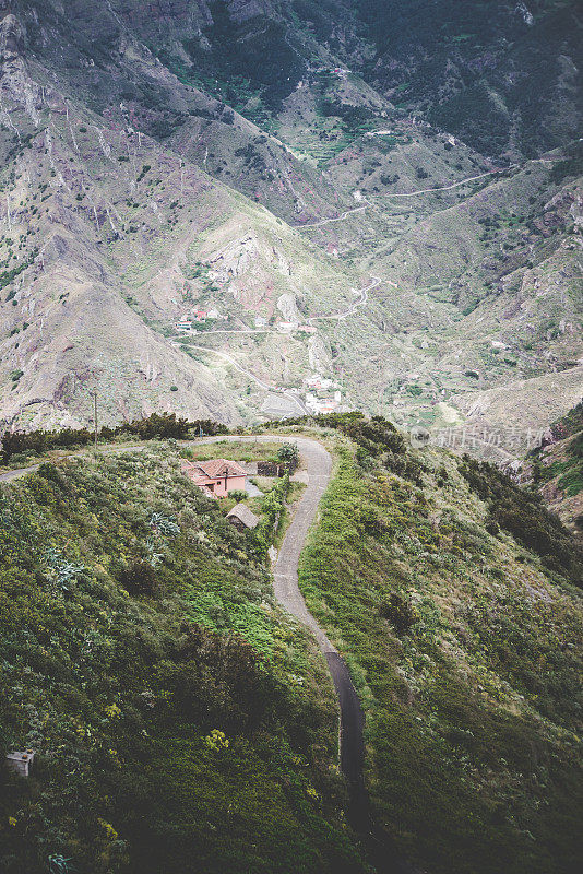 蜿蜒的山路