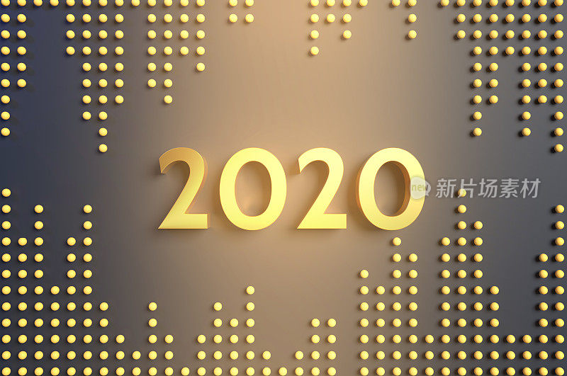 欢迎2020年，新年快乐!