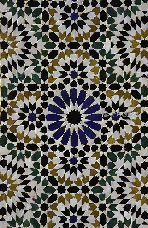 摩洛哥的瓷砖