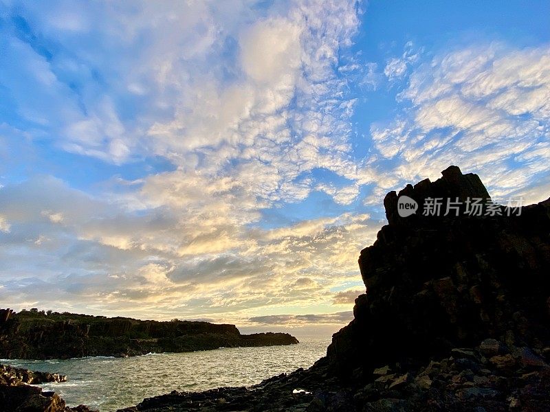 新南威尔士州南部海岸黎明景观