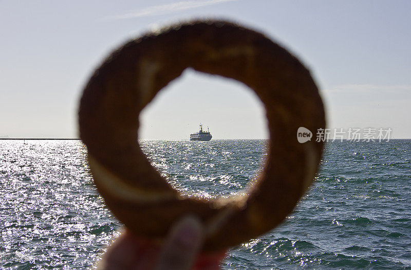 Simit与博斯普鲁斯海峡