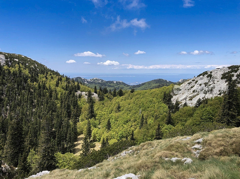 Velebit山景