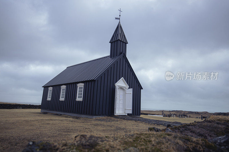 冰岛的黑人教堂。ISL