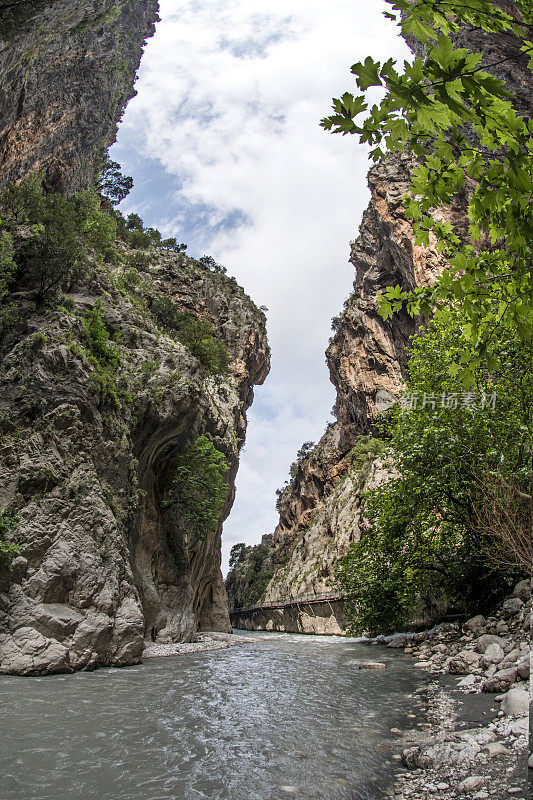 萨克里肯特峡谷费蒂耶土耳其